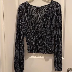 Polka dot Zara blouse
